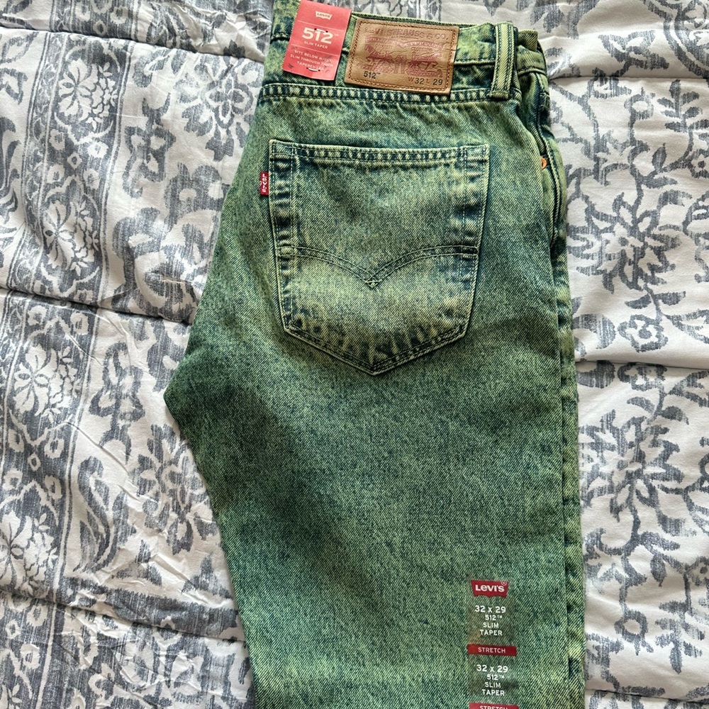Levi's 512 Slim Taper Jeans in Green